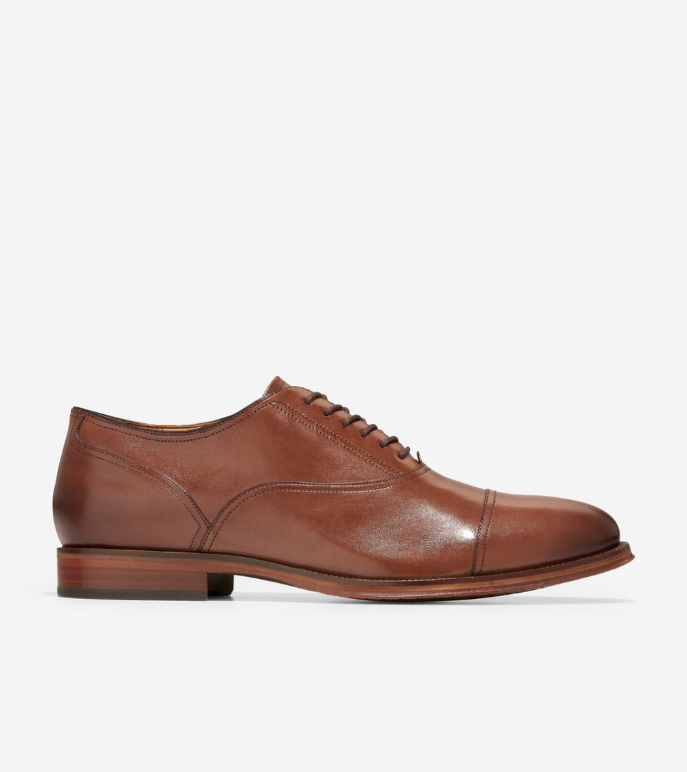 Cole Haan Men's Modern Classic Cap Toe Oxford - British Tan | Canada Outlet