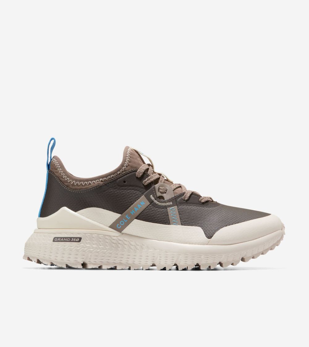 Cole Haan Men's ZEROGRAND Overtake Golf Shoes - Truffle-Azure Blue-Birch | Canada Outlet