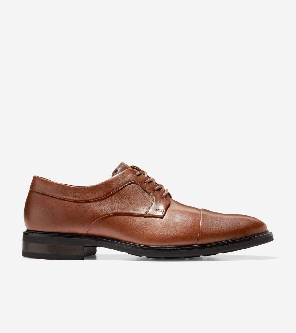 Cole Haan Men's Warren Cap Toe Oxford - British Tan | Canada Outlet