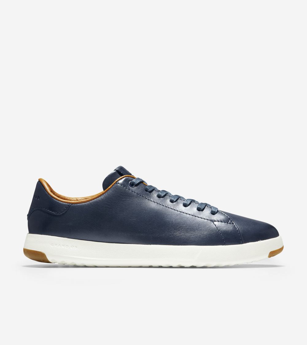 Cole Haan Men's GrandPro Tennis Sneaker - Blazer Blue Handstain | Canada Outlet