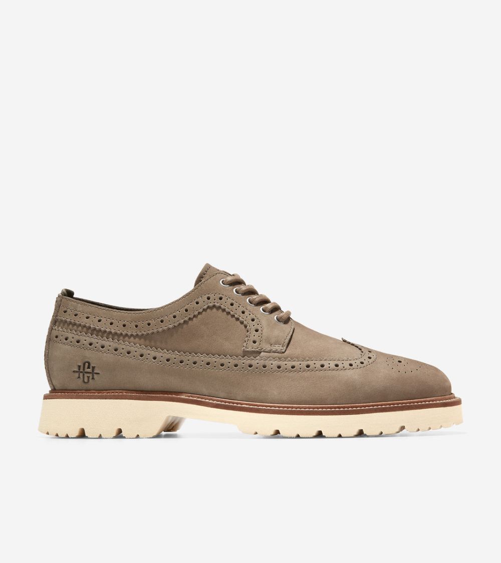 Cole Haan Men's American Classics Longwing Oxford - Stone Grey | Canada Outlet
