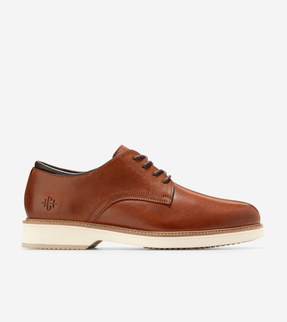 Cole Haan Men's American Classics Montrose Plain Toe Oxfords - British Tan-Angora | Canada Outlet