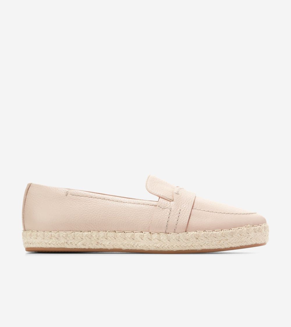 Cole Haan Women's Cloudfeel Montauk Espadrille Loafers - Sandollar Beige | Canada Outlet