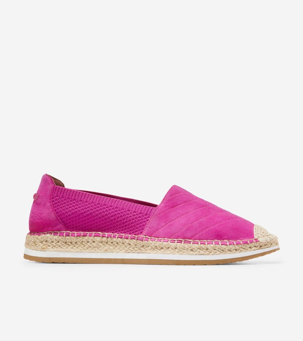 Cole Haan Women's Cloudfeel Espadrille Loafer - Festival Fuchsia | Canada Outlet