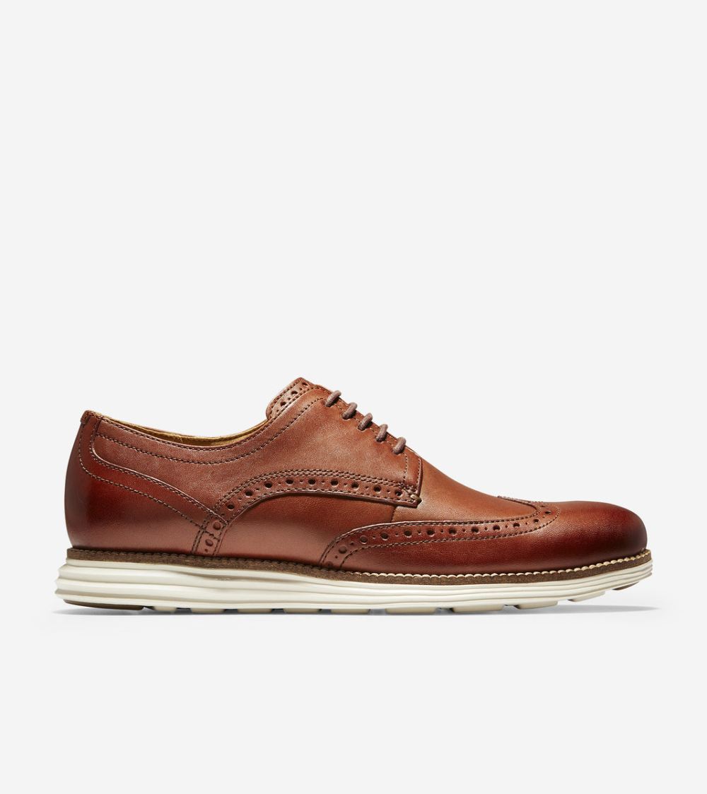 Cole Haan Men's OriginalGrand Wingtip Oxford - Woodbury-ivory | Canada Outlet