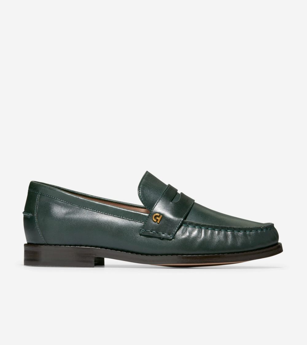 Cole Haan Women's Lux Pinch Penny Loafer - Scarab | Canada Outlet