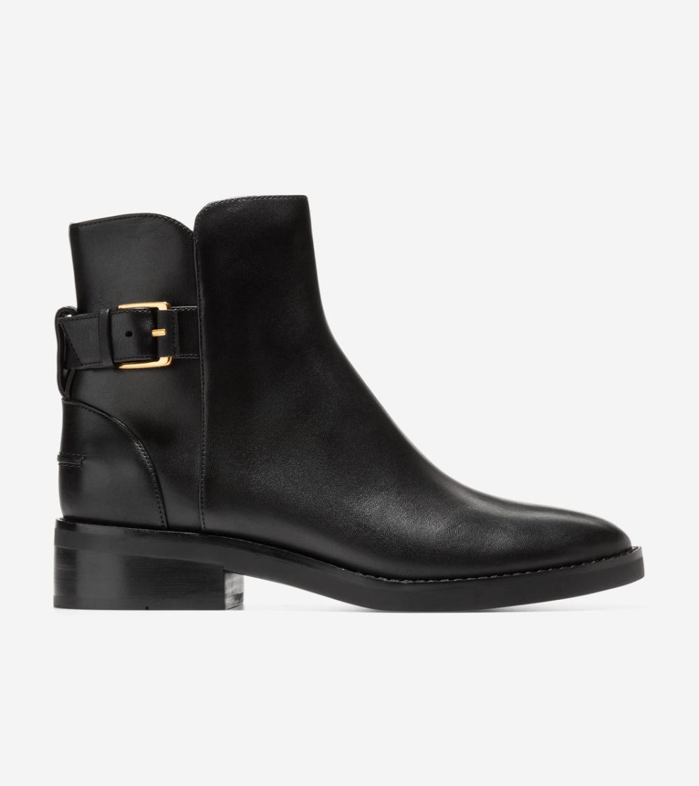 Cole Haan Women's Hampshire Buckle Bootie - Black | Canada Outlet