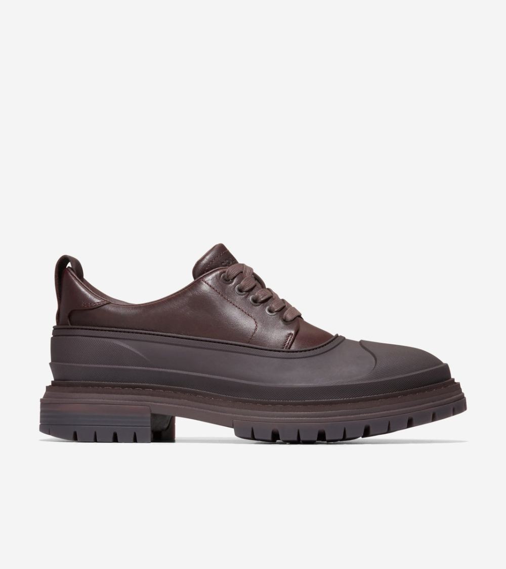 Cole Haan Men's Stratton Shroud Oxfords - Madeira-Dark Chocolate | Canada Outlet