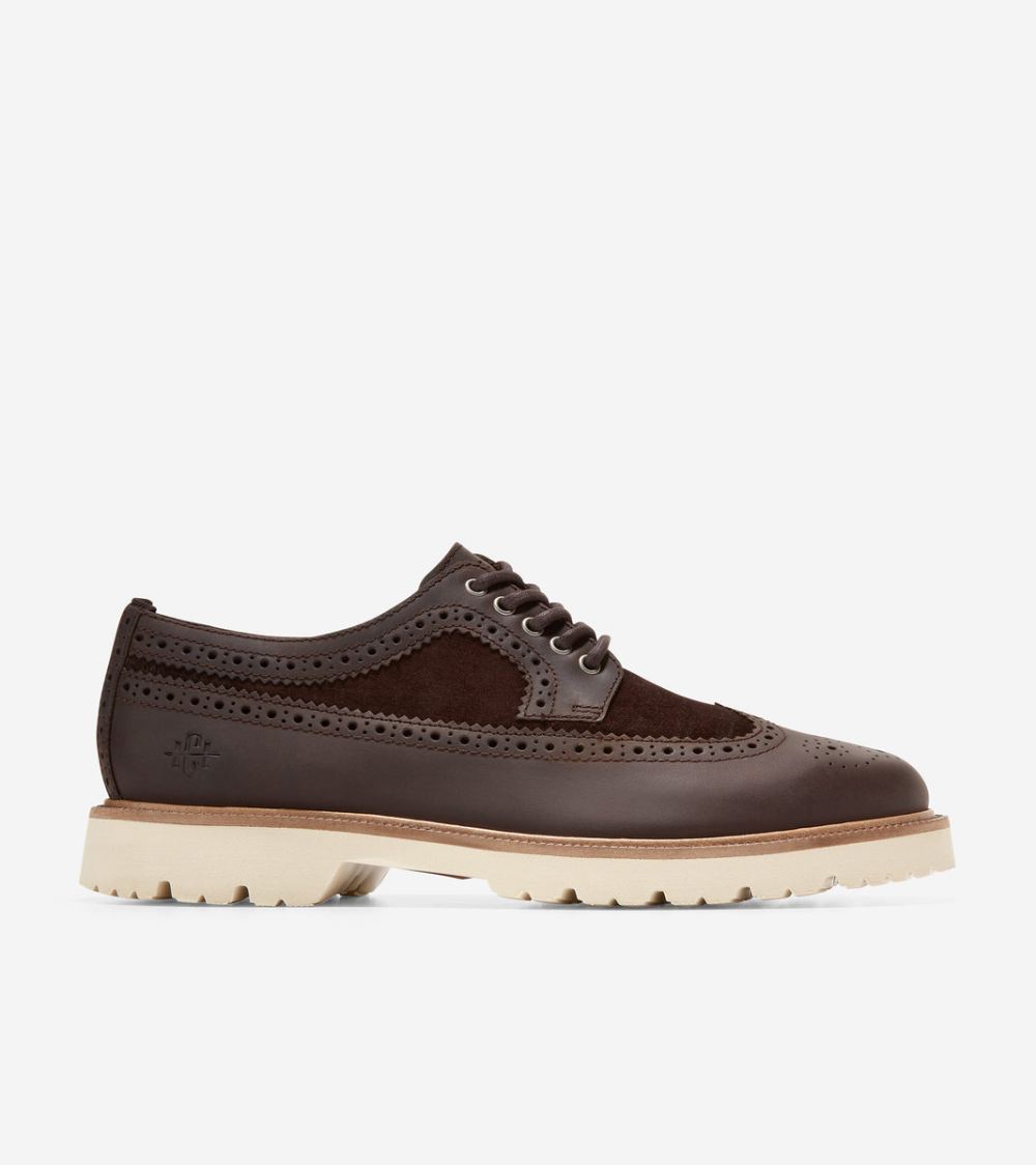 Cole Haan Men's American Classics Longwing Oxford - Dark Chocolate | Canada Outlet