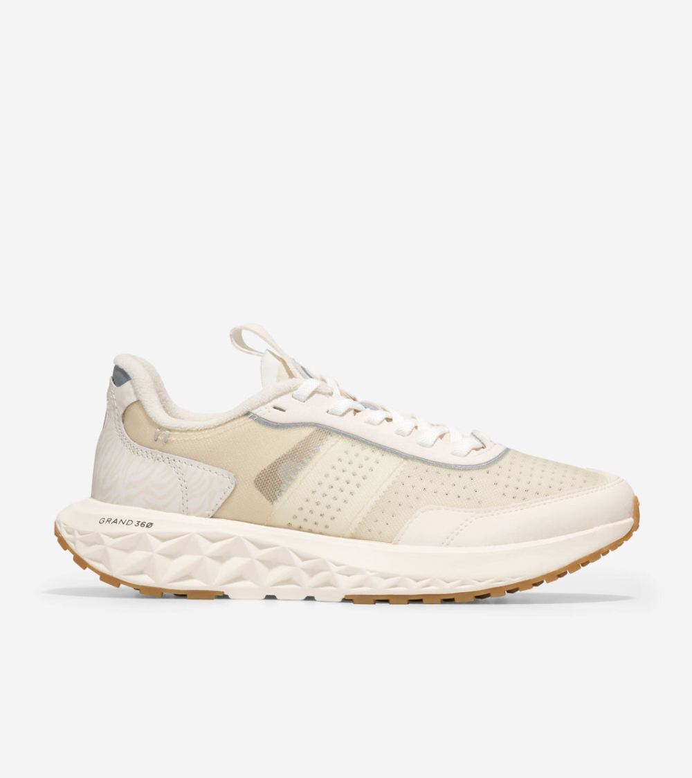 Cole Haan Women's ZEROGRAND Outpace 3 Running Shoe - Ivory-Egret-Ivory | Canada Outlet
