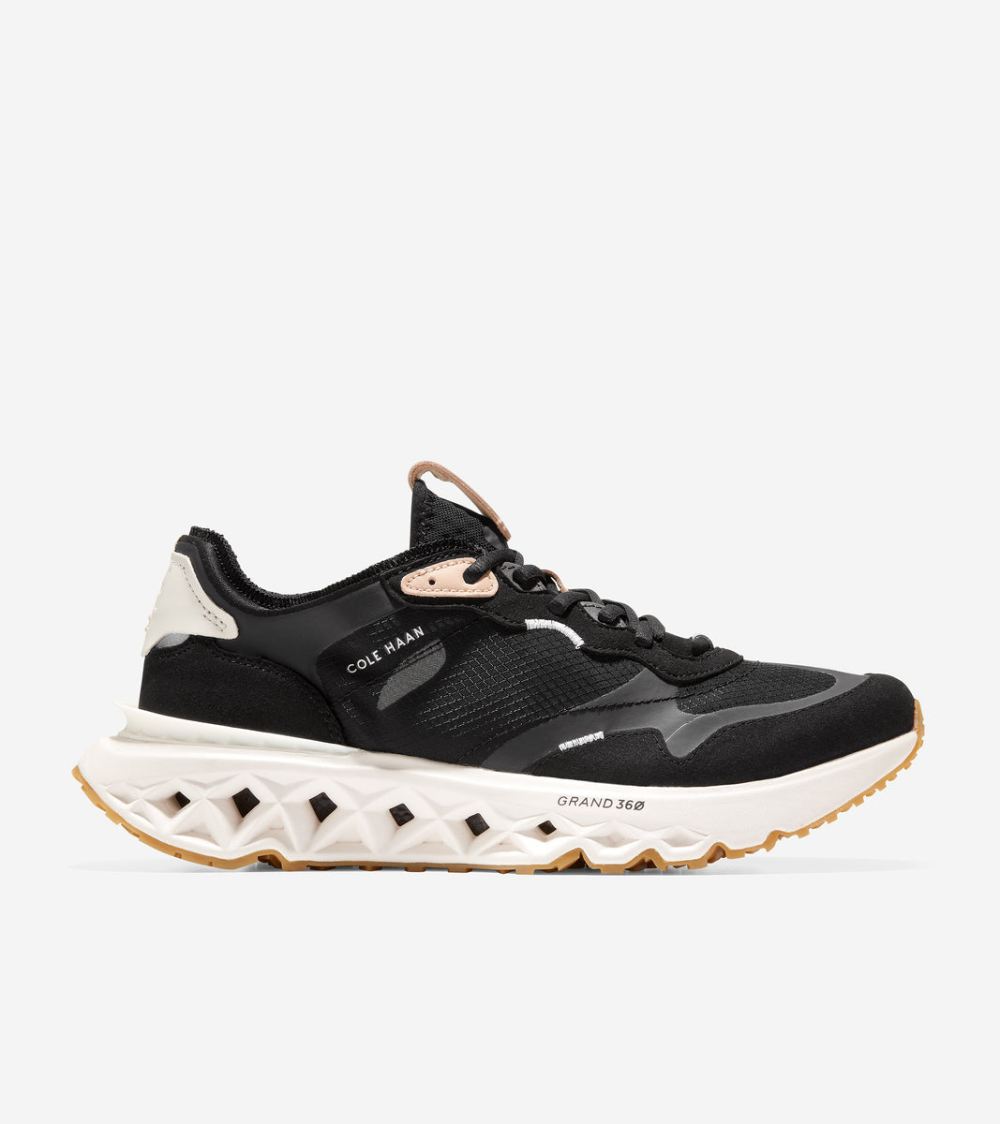 Cole Haan Men's 5.ZEROGRAND Running Shoe - Black-Periscope-Ivory | Canada Outlet