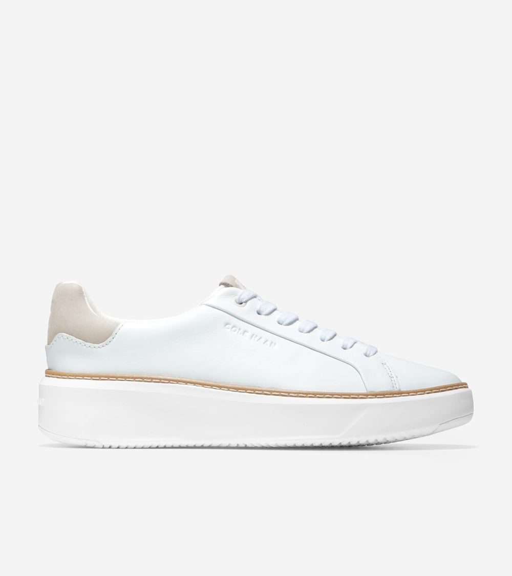 Cole Haan Women's GrandPro Topspin Sneaker - White-Dove | Canada Outlet