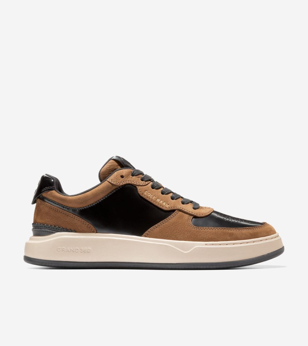 Cole Haan Men's GrandPro Crossover Sneaker - Black-Golden Toffee-Ivory | Canada Outlet