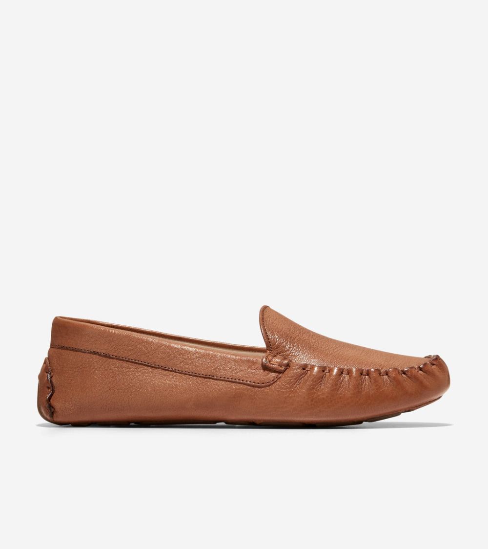Cole Haan Women's Evelyn Driver - Pecan Leather | Canada Outlet
