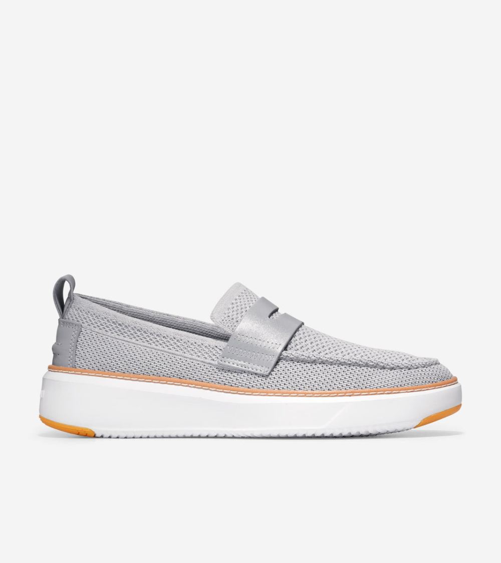 Cole Haan Men's GrandPro Topspin Penny Loafer - Gray | Canada Outlet