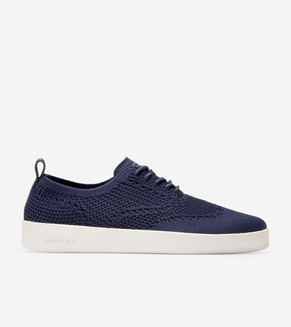 Cole Haan Women's GrandPro Contender Oxford - Marine Blue Stitchlite | Canada Outlet