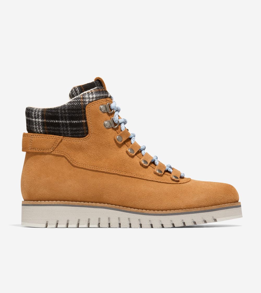 Cole Haan Women's ZEROGRAND Explore Getaway Hiker Boot - Golden Honey-Silver Birch | Canada Outlet