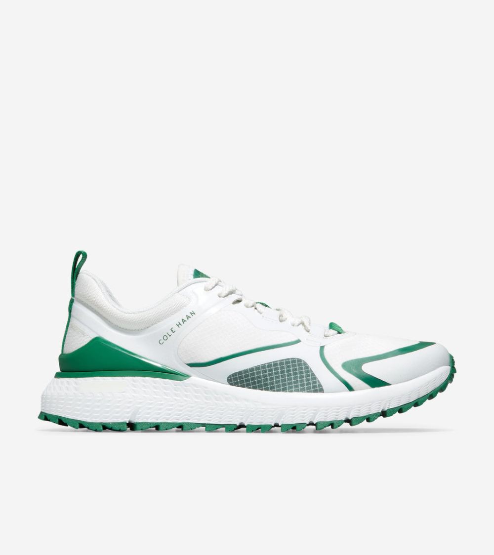 Cole Haan Men's Cole Haan x United Arrows ZEROGRAND Overtake Golf II - White-Fir | Canada Outlet