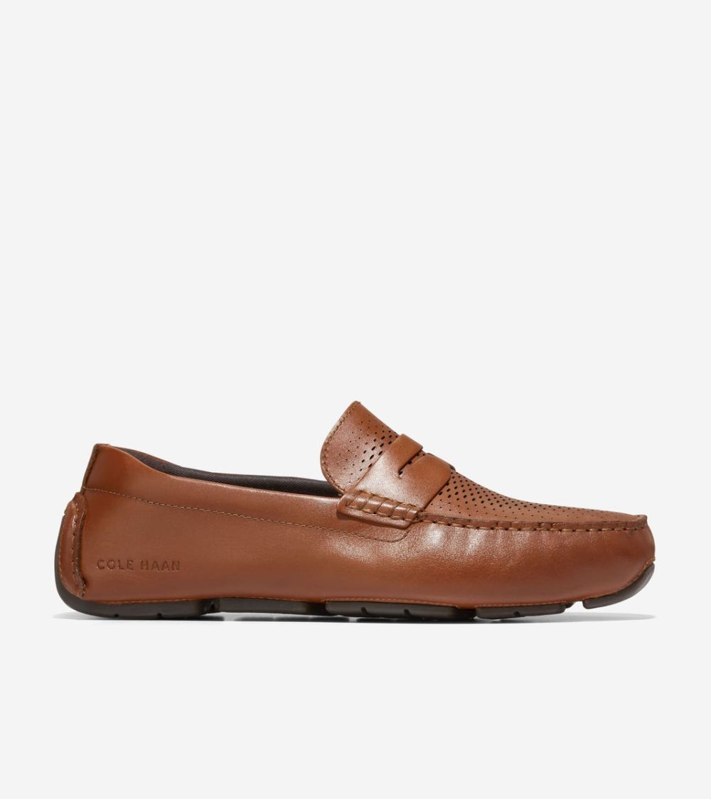 Cole Haan Men's Laser Penny Loafer - British Tan-Java | Canada Outlet