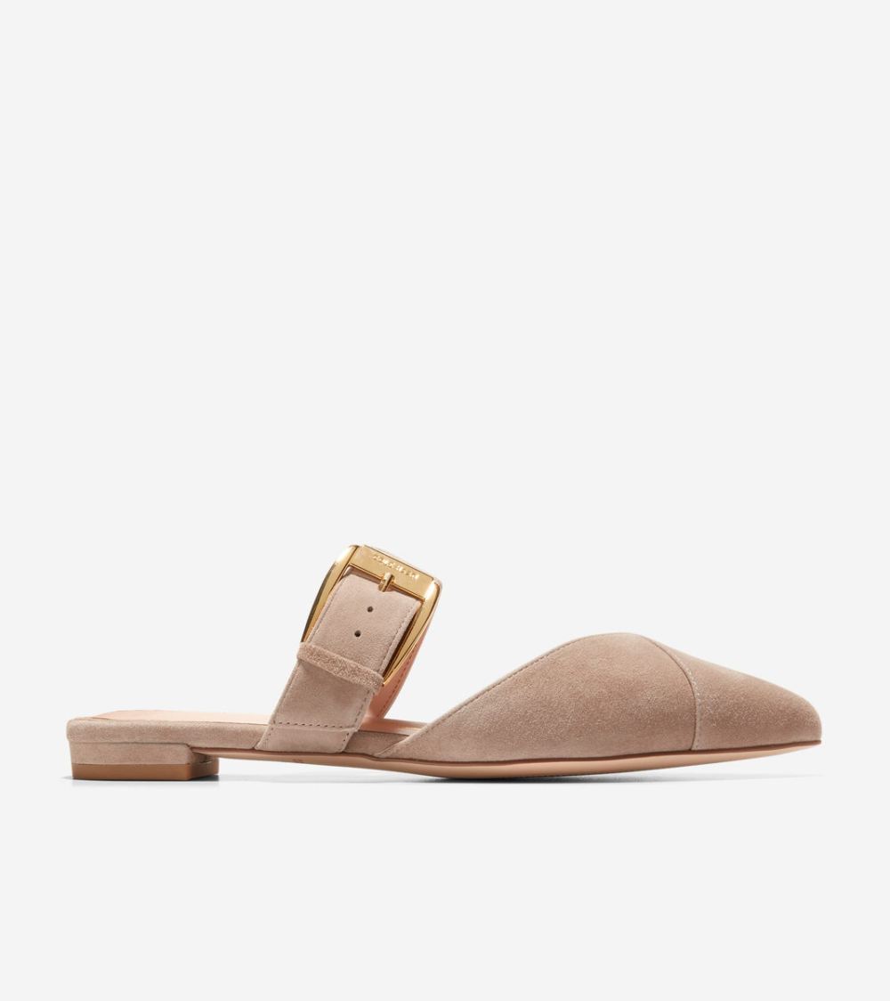 Cole Haan Women's Vandam Buckle Mule - Light Whiskey | Canada Outlet