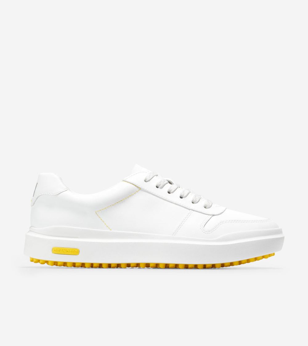 Cole Haan Women's GrandPro AM Golf Sneaker - Bright White | Canada Outlet