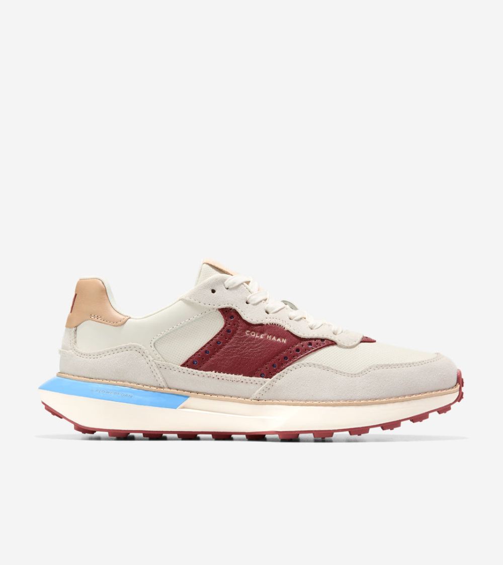Cole Haan Men's GrandPro Ashland Sneakers - Ivory-Sesame-Syrah-Marine | Canada Outlet
