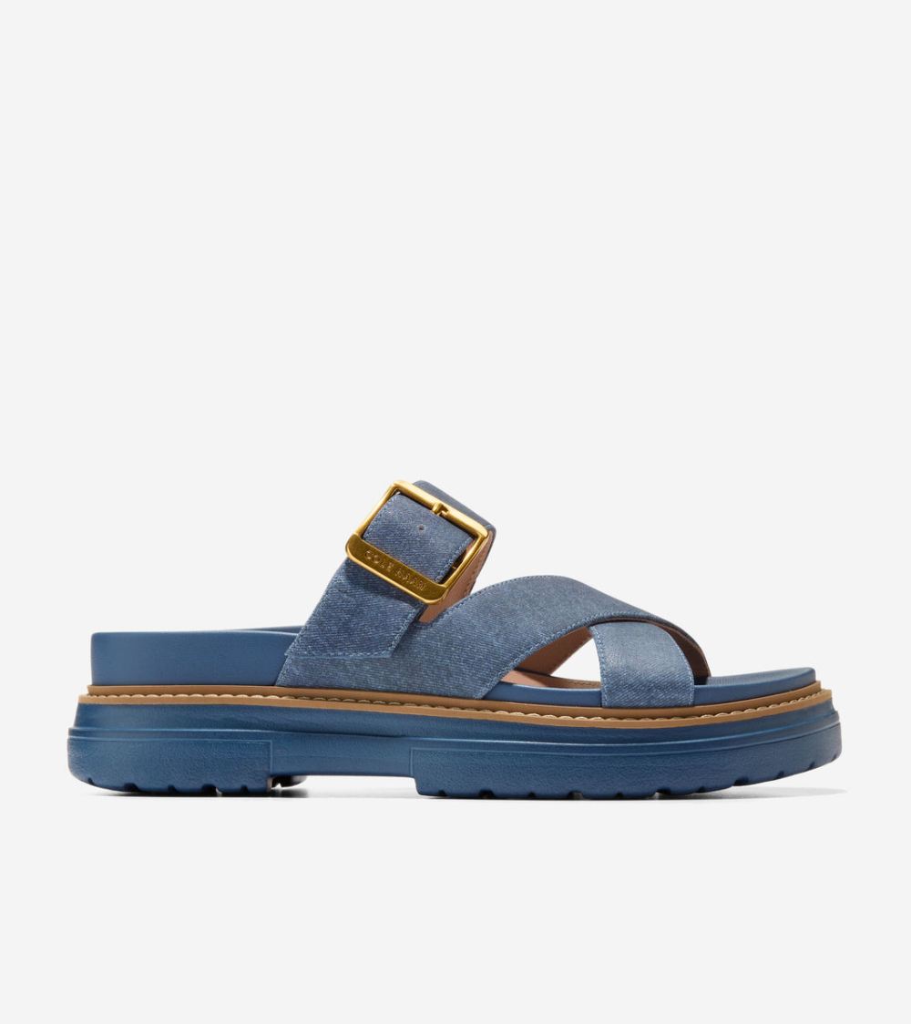 Cole Haan Women's Fraya Slide Sandals - Denim | Canada Outlet