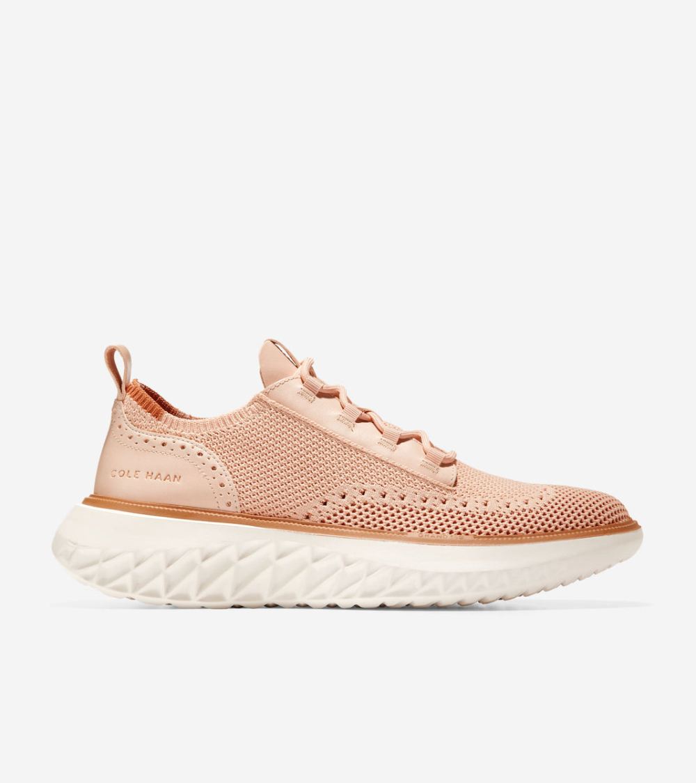 Cole Haan Men's ZEROGRAND Work From Anywhere Oxford - Barley Beige-Egret Stitchlite | Canada Outlet