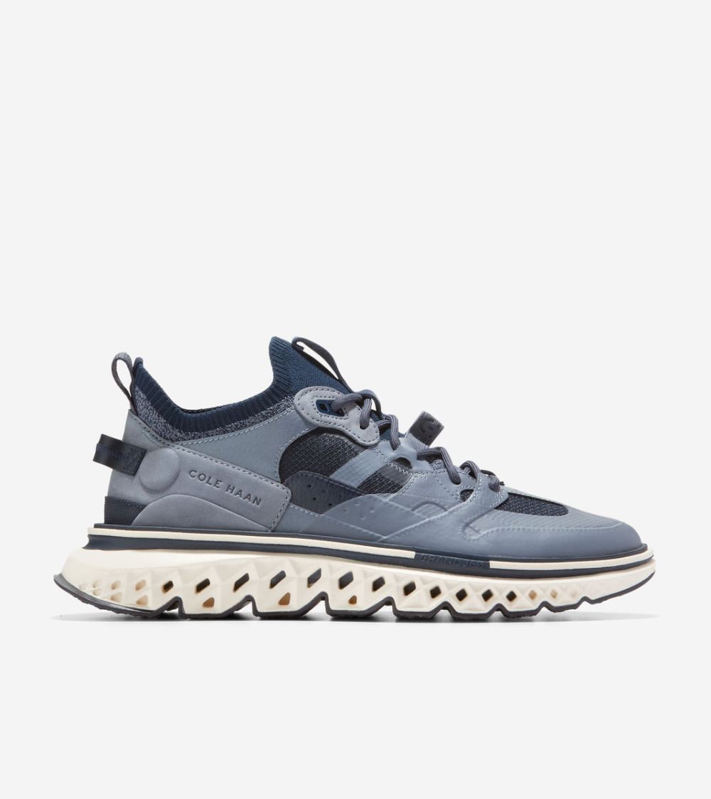 Cole Haan Men's 5.ZEROGRAND WRK Sneakers - Navy Blazer-Folkstone Gray | Canada Outlet