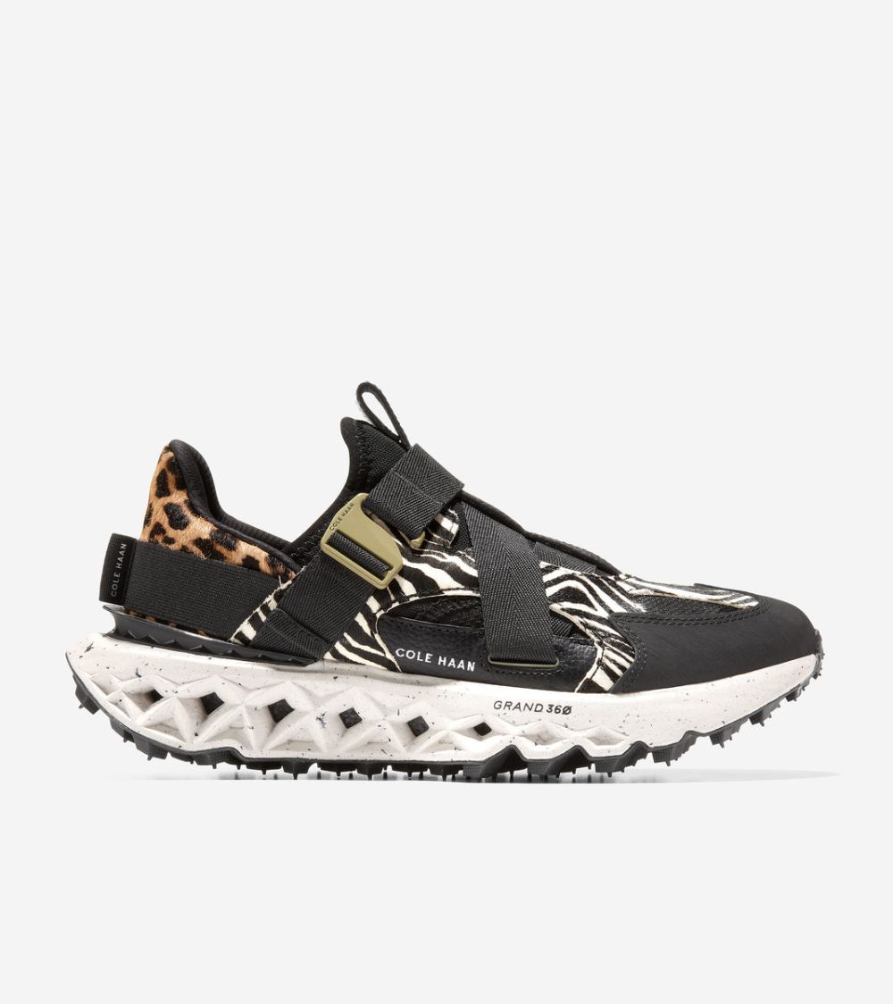 Cole Haan Men's 5.ZEROGRAND Monk Strap Running Shoe - Black | Canada Outlet