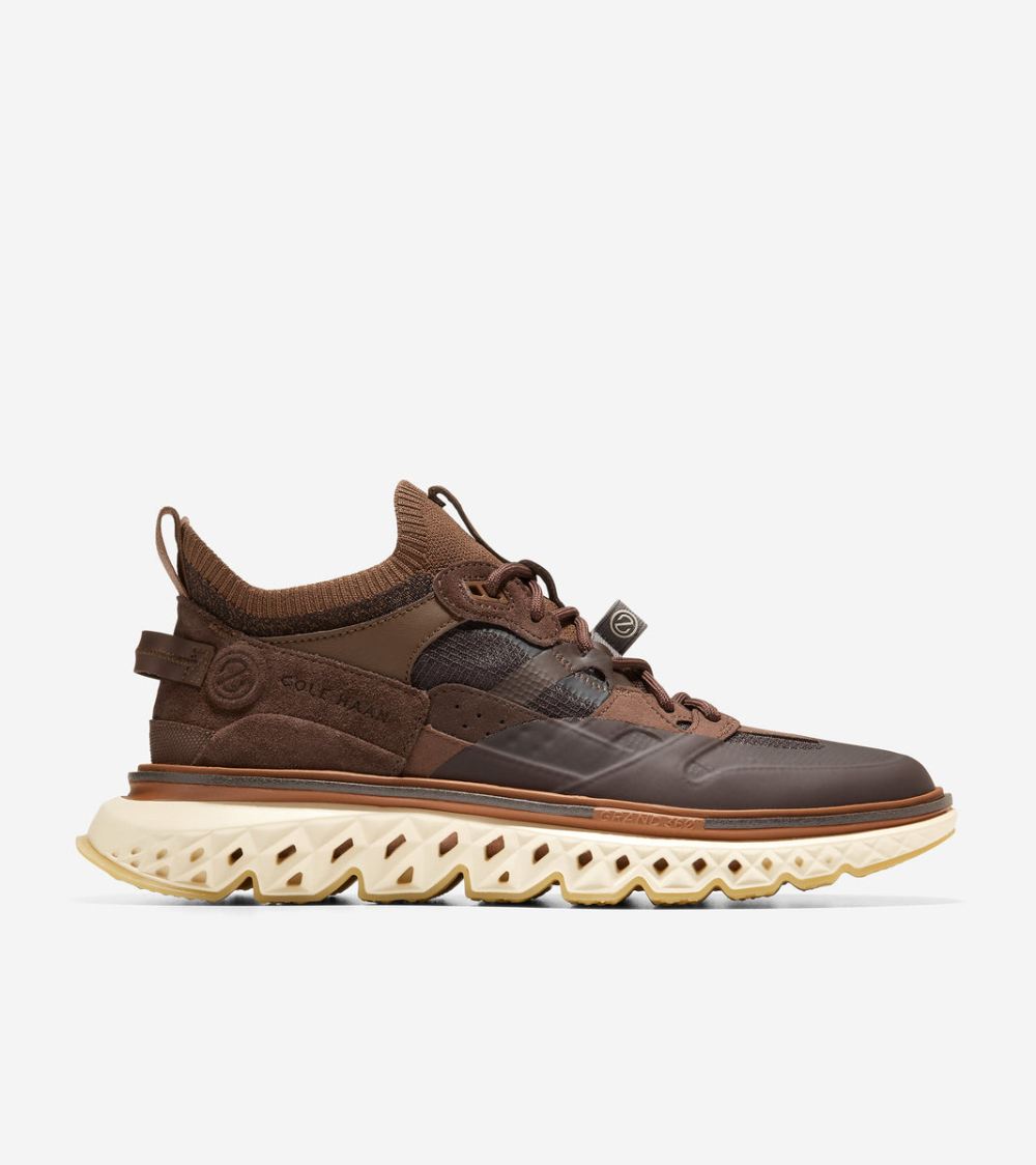 Cole Haan Men's 5.ZEROGRAND WRK Sneaker - Black Walnut-Coffee-Alabaster | Canada Outlet