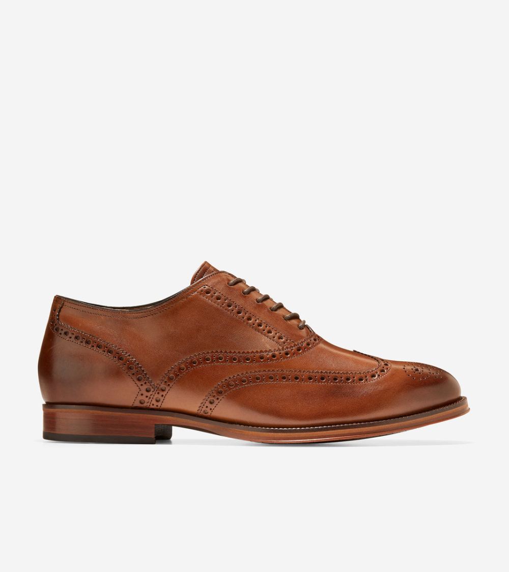 Cole Haan Men's Modern Classics Wingtip Oxford - British Tan | Canada Outlet