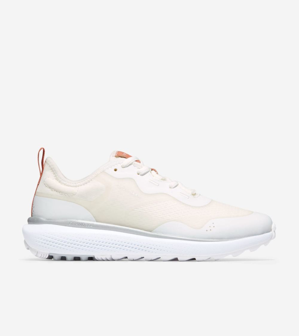 Cole Haan Women's ZEROGRAND Fairway x United Arrows ZEROGRAND Overtake Golf II - White-Tan-White | Canada Outlet