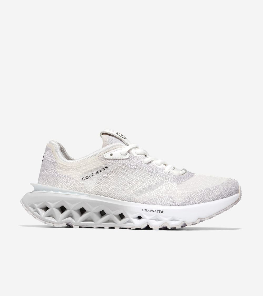 Cole Haan Women's 5.ZEROGRAND Embrostitch Running Shoe - Optic White-Micro Chip | Canada Outlet