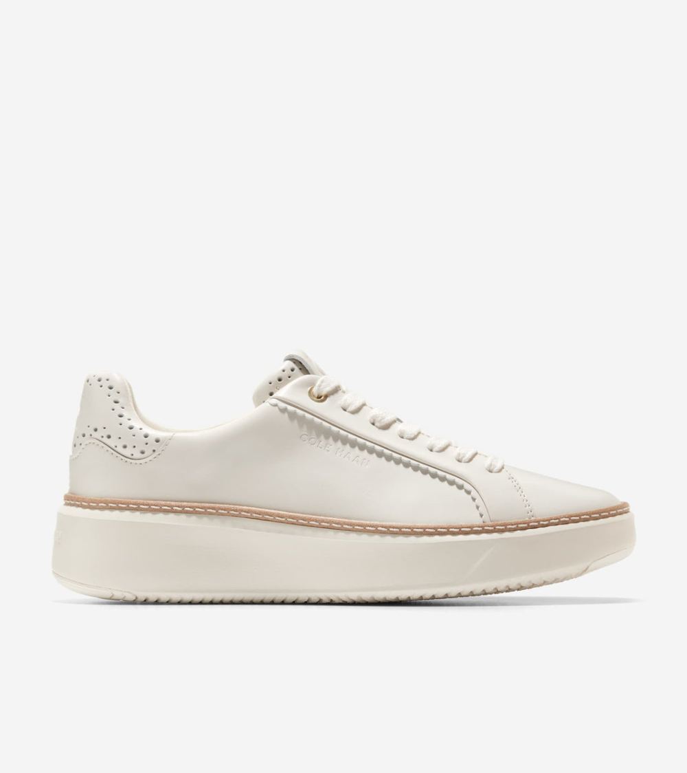 Cole Haan Women's GrandPro Topspin Sneakers - Ivory-Scallop | Canada Outlet