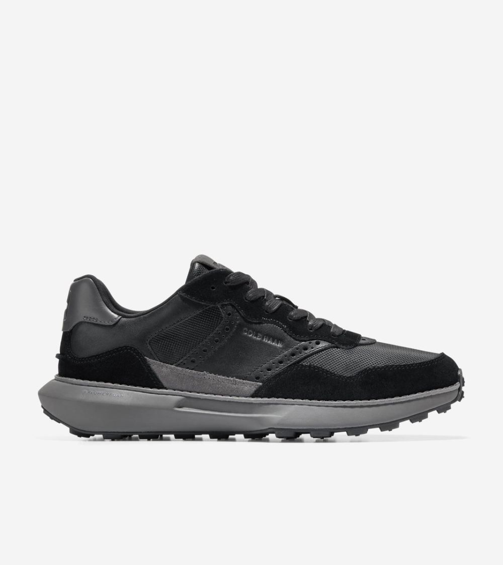 Cole Haan Men's GrandPro Ashland Sneakers - Black-Pavement | Canada Outlet