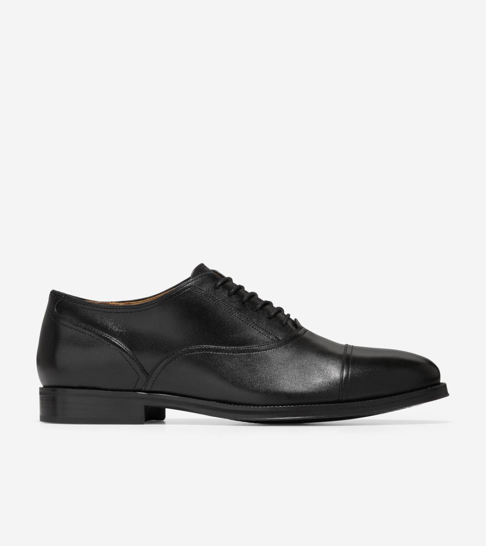 Cole Haan Men's Modern Classic Cap Toe Oxford - Black | Canada Outlet