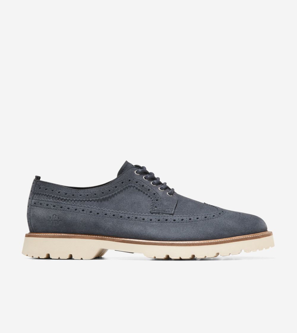 Cole Haan Men's American Classics Longwing Oxford - Navy | Canada Outlet