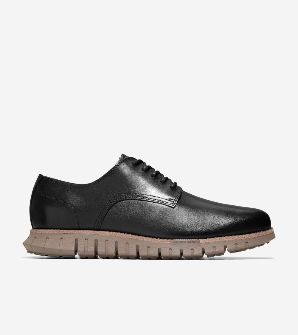 Cole Haan Men's ZEROGRAND Remastered Plain Toe Oxfords - Black-Irish Coffee | Canada Outlet