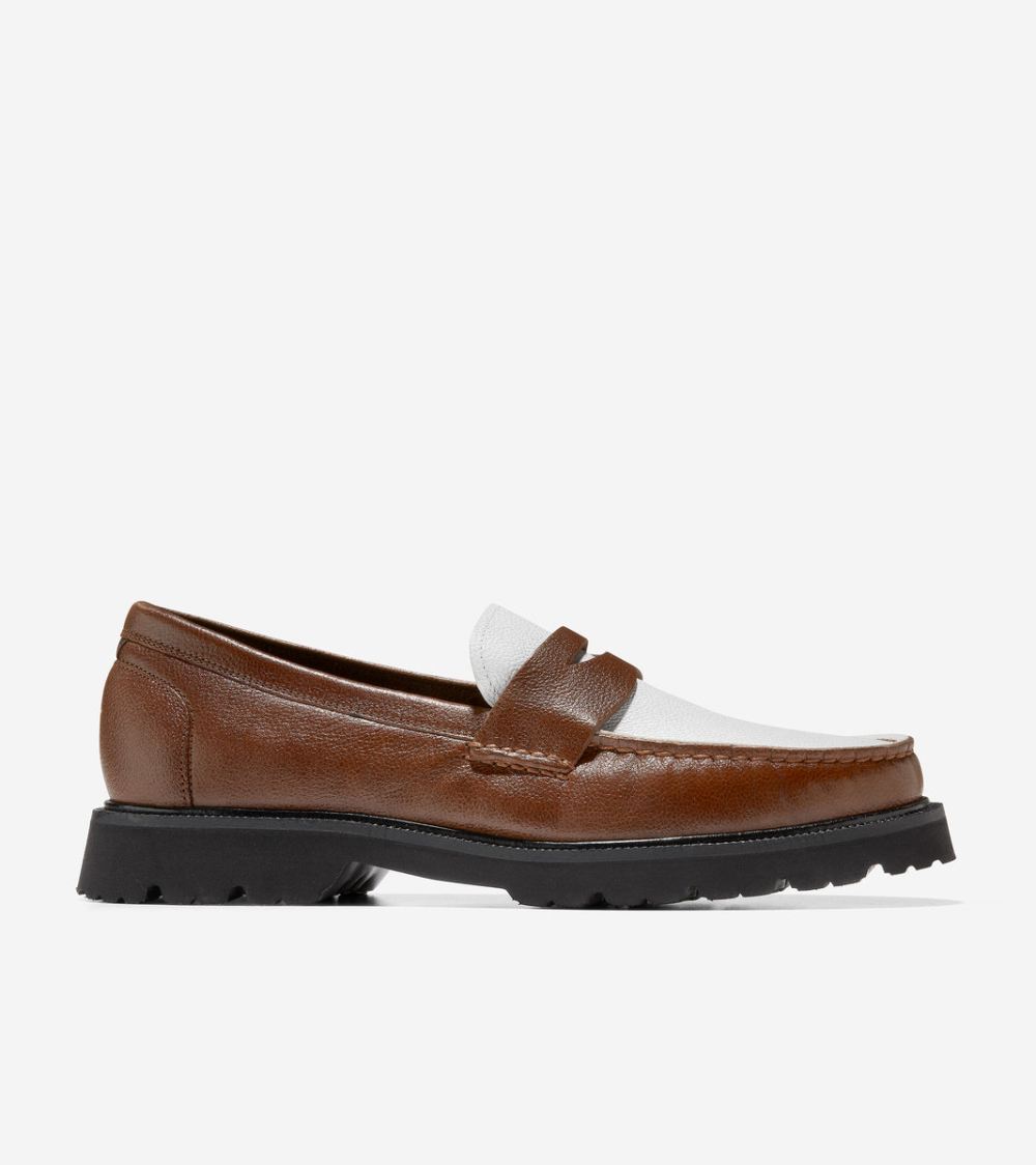 Cole Haan Men's American Classics Penny Loafer - Chestnut Spectator | Canada Outlet