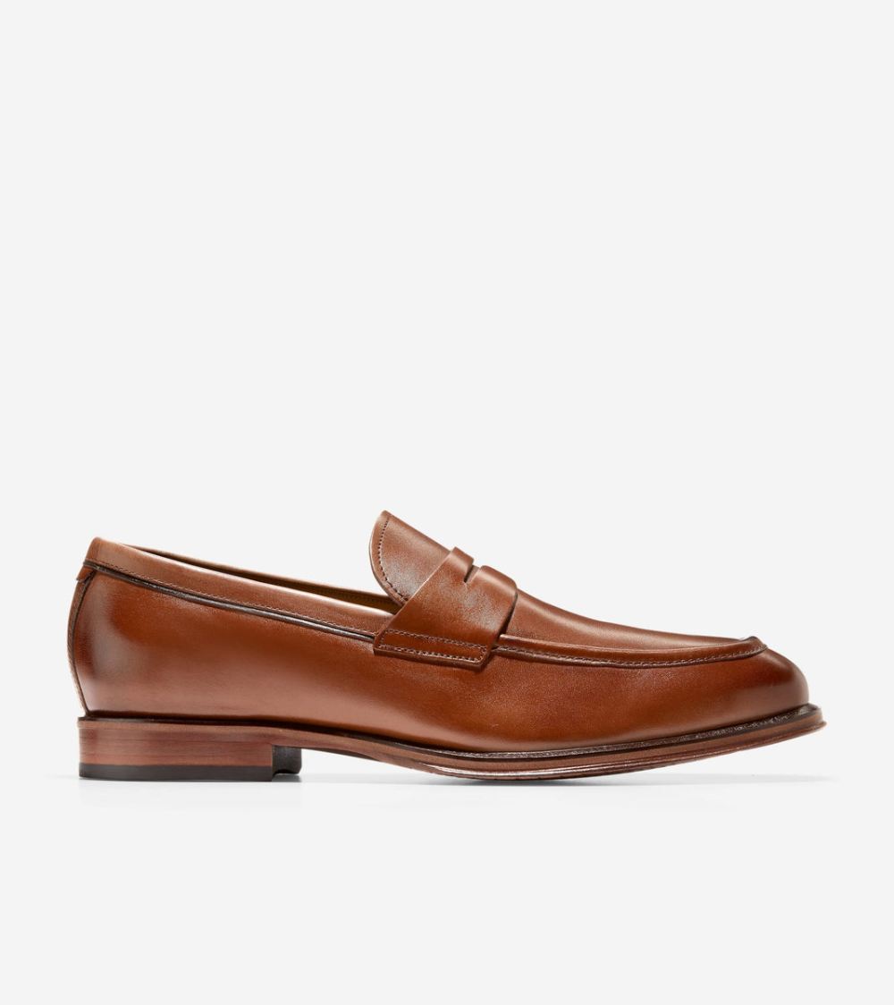 Cole Haan Men's Modern Classics Penny Loafer - British Tan | Canada Outlet