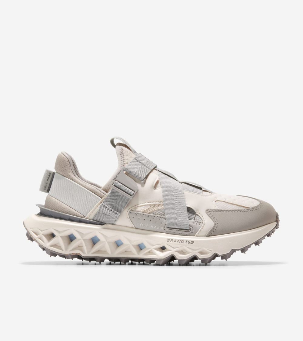 Cole Haan Men's 5.ZEROGRAND Monk Strap Running Shoe - White Sand-Heather-Dove | Canada Outlet
