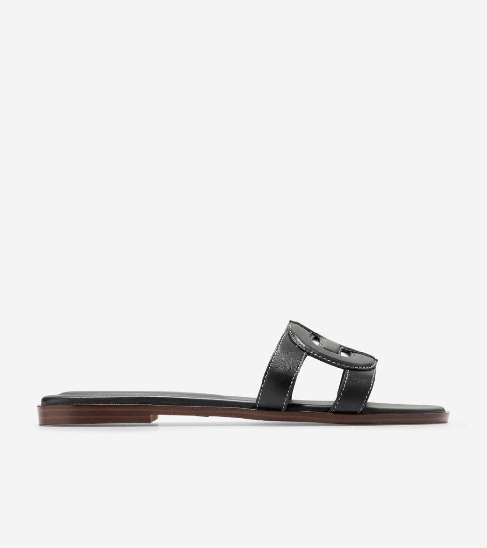 Cole Haan Women's Chrisee Slide Sandals - Black | Canada Outlet