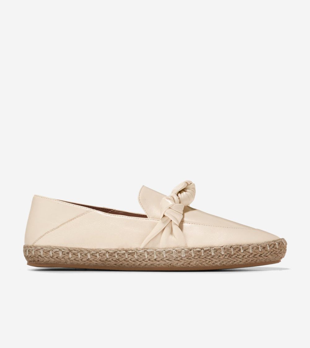 Cole Haan Women's Cloudfeel Knotted Espadrille - Angora Leather | Canada Outlet