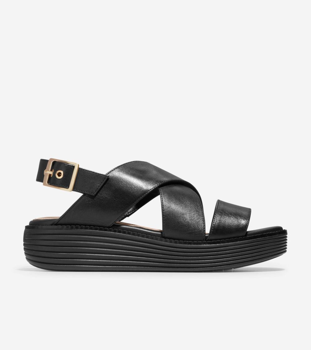 Cole Haan Women's OriginalGrand Platform Sandals - Black | Canada Outlet