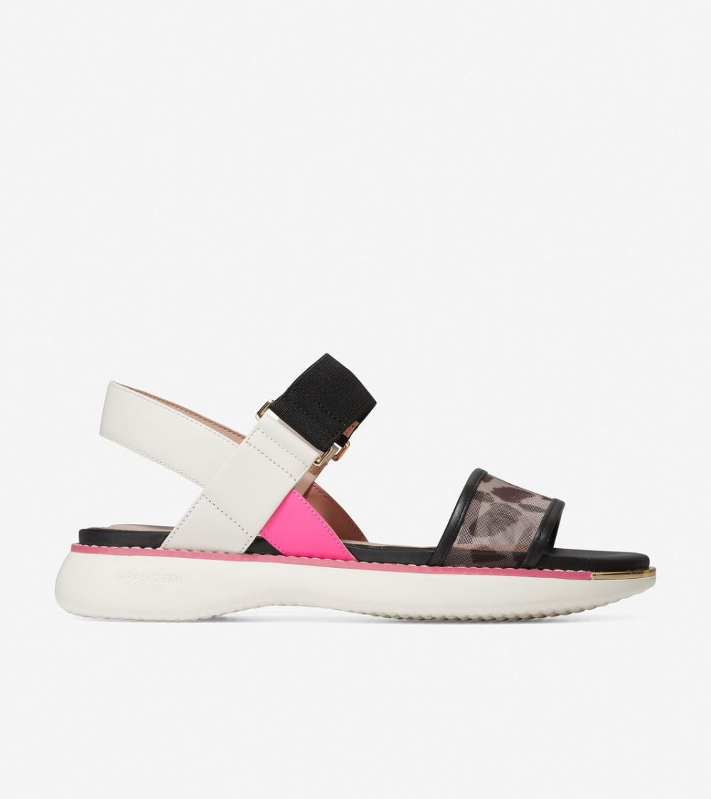 Cole Haan Women's Grand Ambition Carmel Sandal - Regent Leopard Print Mesh | Canada Outlet