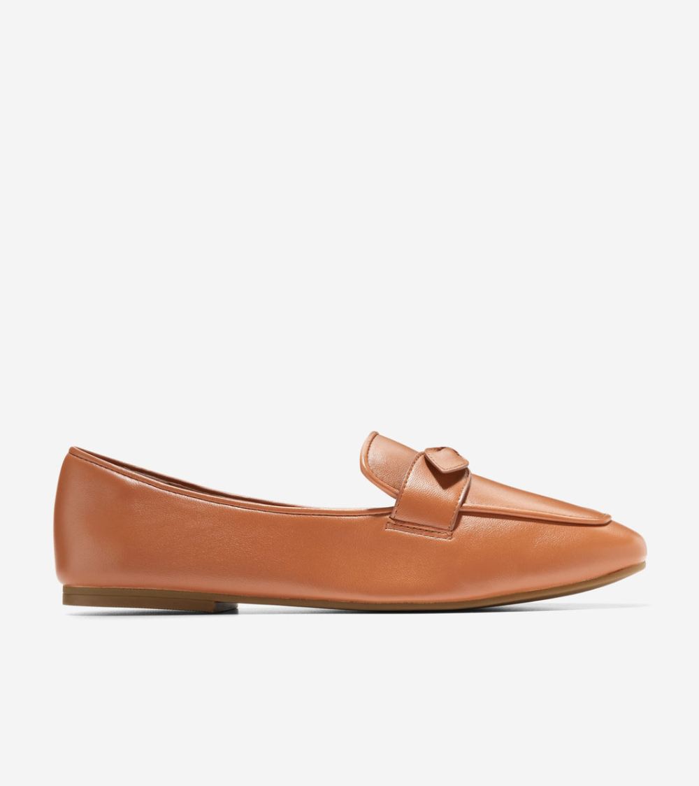 Cole Haan Women's York Bow Loafer - Pecan | Canada Outlet