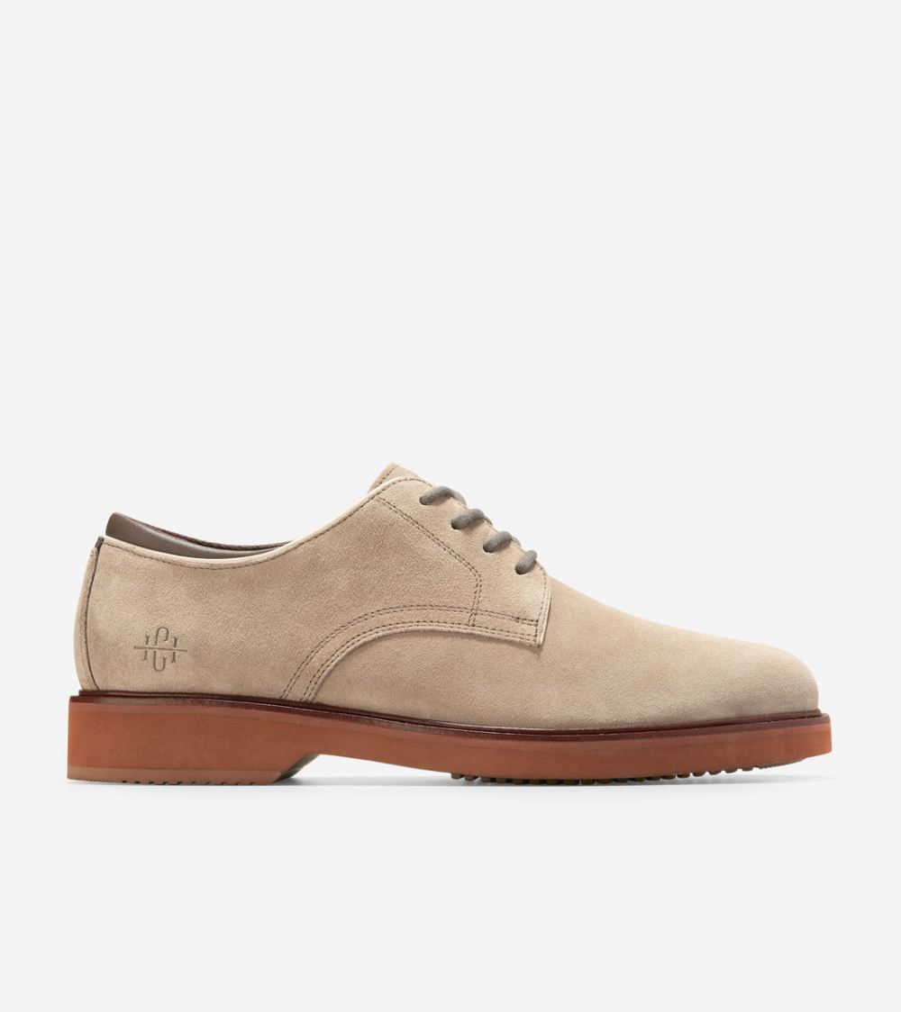 Cole Haan Men's American Classics Montrose Plain Toe Oxfords - Dark Latte-Dark Sequoia | Canada Outlet