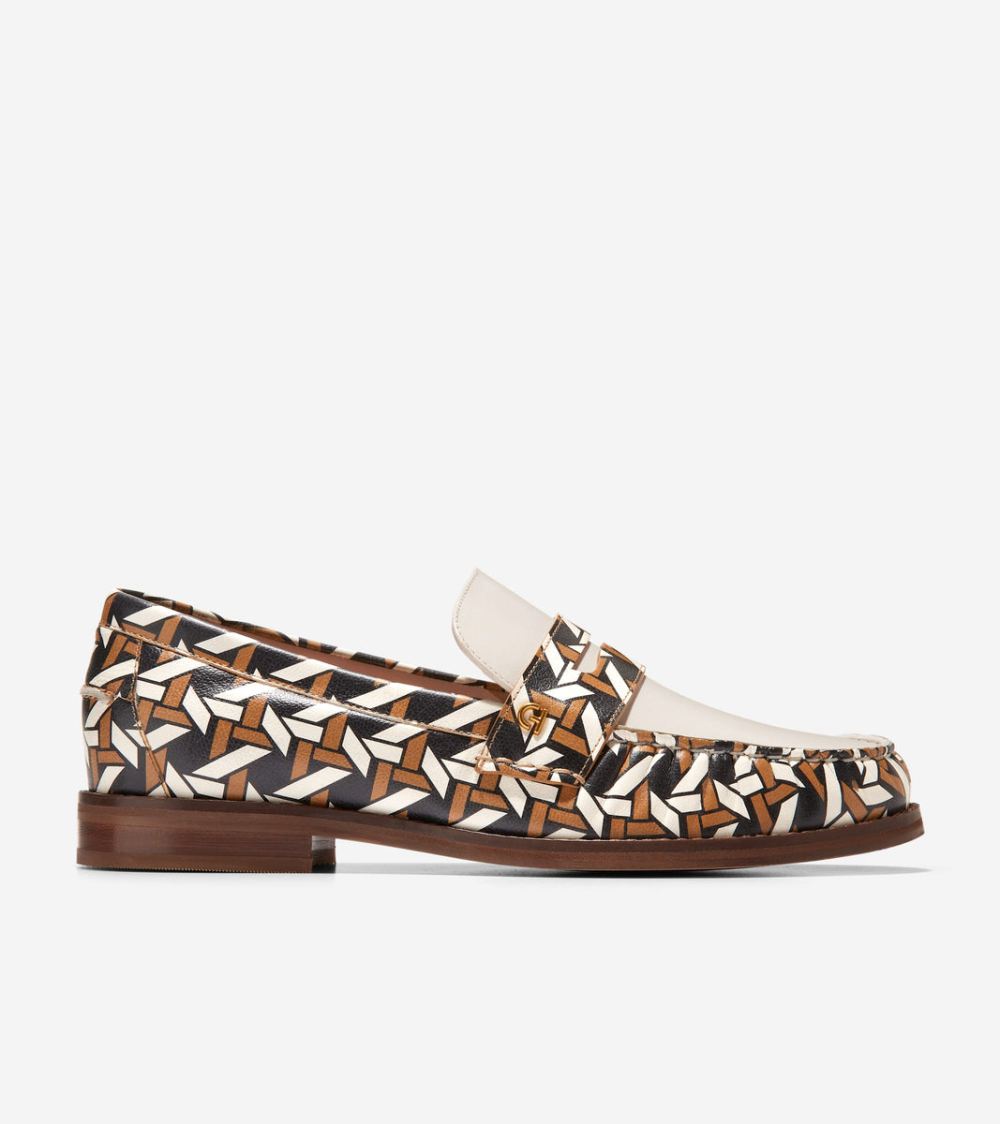 Cole Haan Women's Lux Pinch Penny Loafer - Geo Weave Leather | Canada Outlet