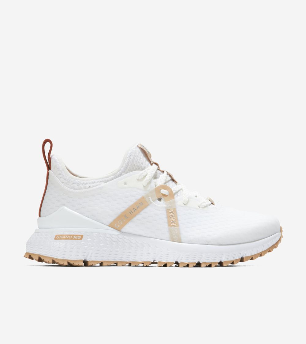Cole Haan Men's Cole Haan x United Arrows ZEROGRAND Overtake Golf Shoe - White-Irish Cream | Canada Outlet